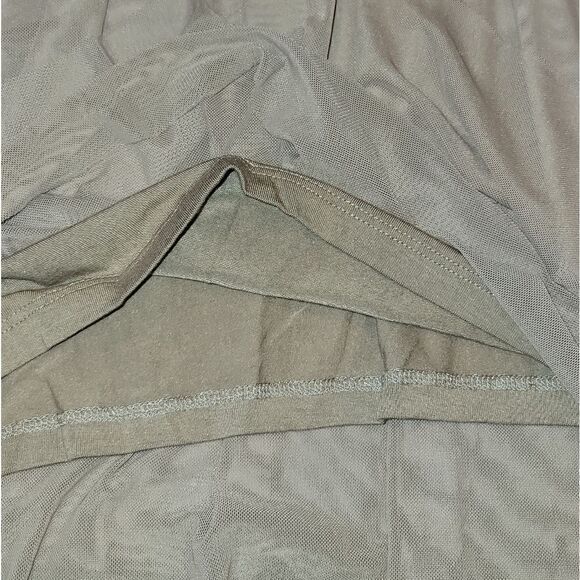 Matilda Jane Medium Long Sleeve Tunic Top Tan Brown Clairvoyant Tunic Mesh M - Picture 4 of 9